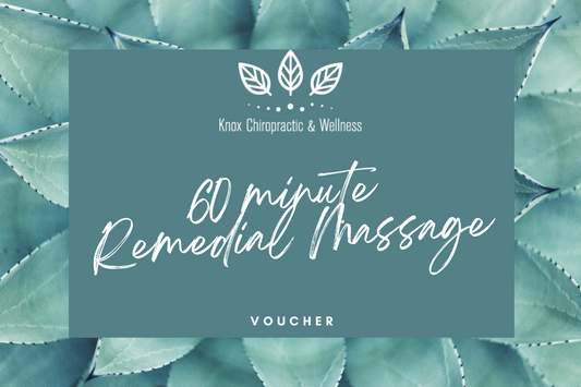 60 minute Remedial Massage Voucher